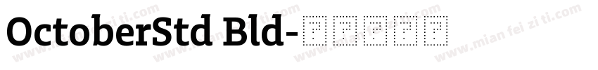 OctoberStd Bld字体转换